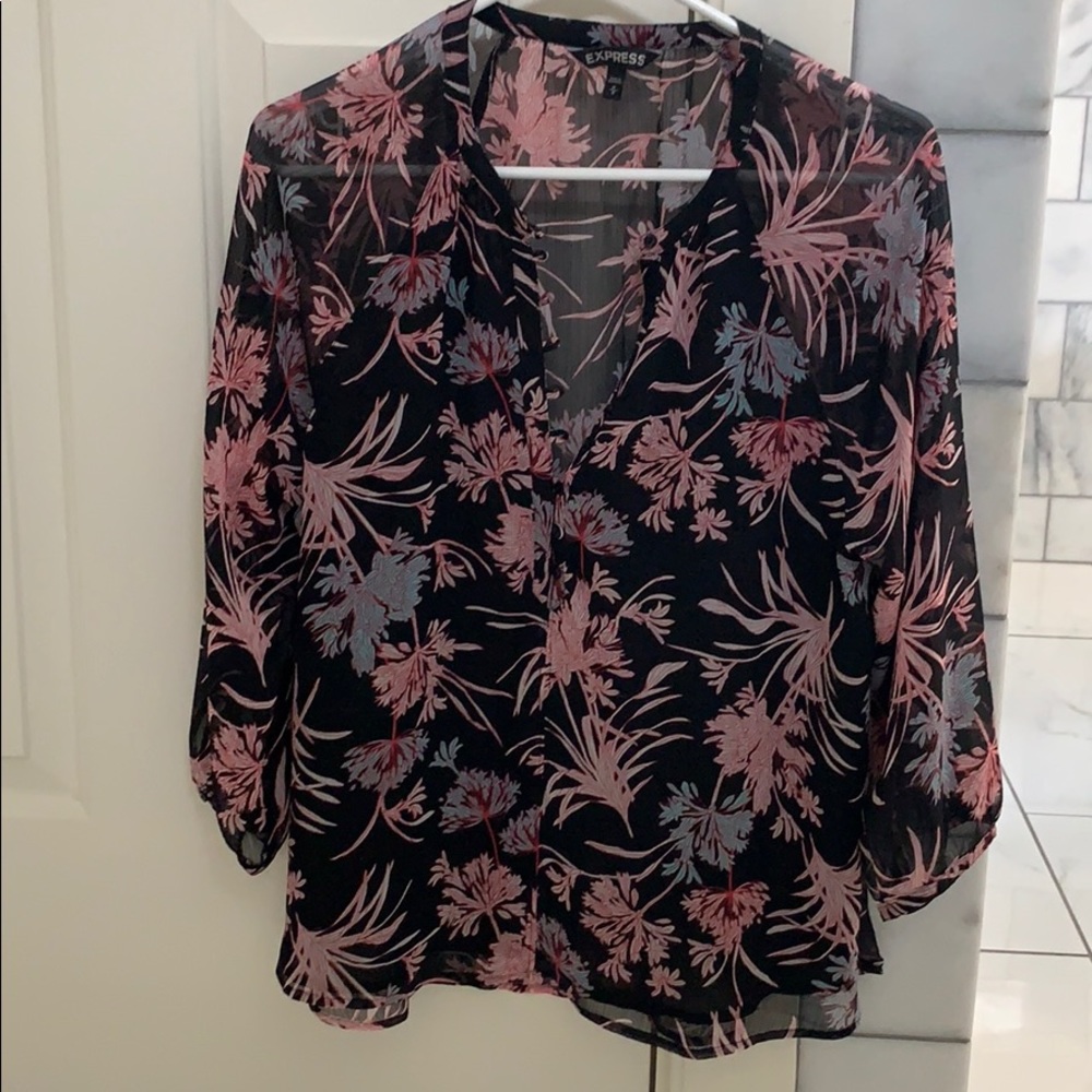 Express Floral Blouse